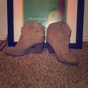 Merona brand western style ankle boots